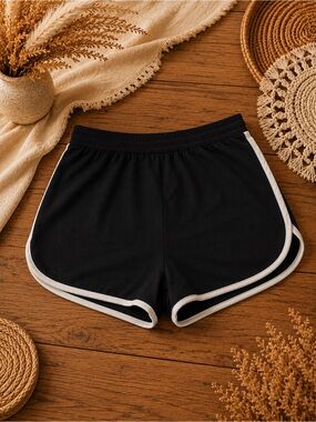 No boundaries Black Athletic Style‎ Lounge Shorts Size Large 11-13 Jr